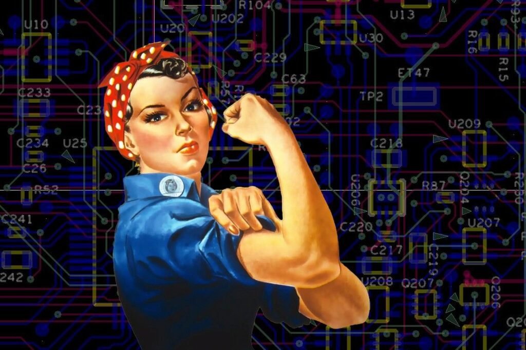 Mujer en programacion